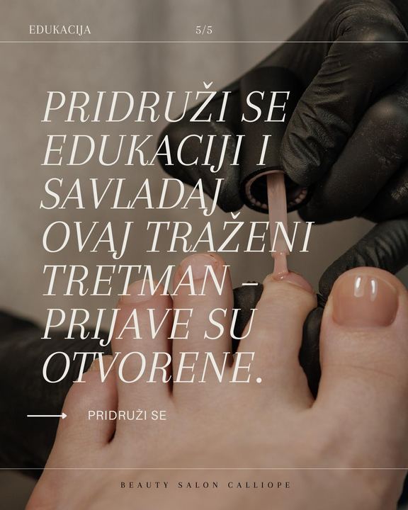 Pridruži se edukaciji i savladaj ovaj traženi tretman - prijave su otvorene.